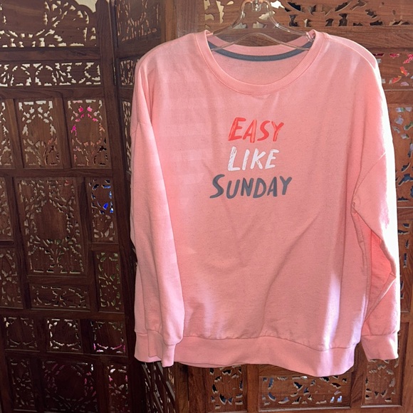 Tops - Drop Sleeve Comfy Graphic Sweatshirt